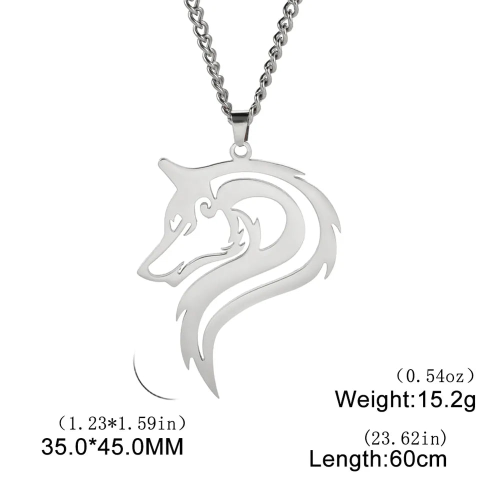 Shop All I Want Steel Wolf C SHOP ALL I WANT Inner Strength Steel Lion Necklace 🦁🌟