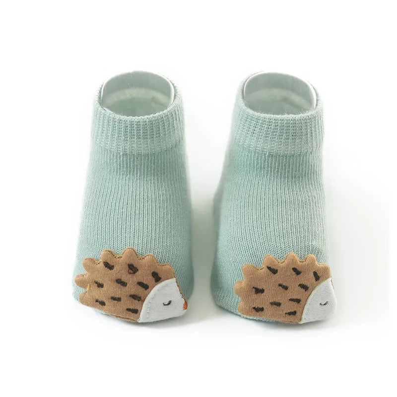 Shop All I Want hedgehog / XS(0-6M) SHOP ALL I WANT Baby Dino Socks 🦖