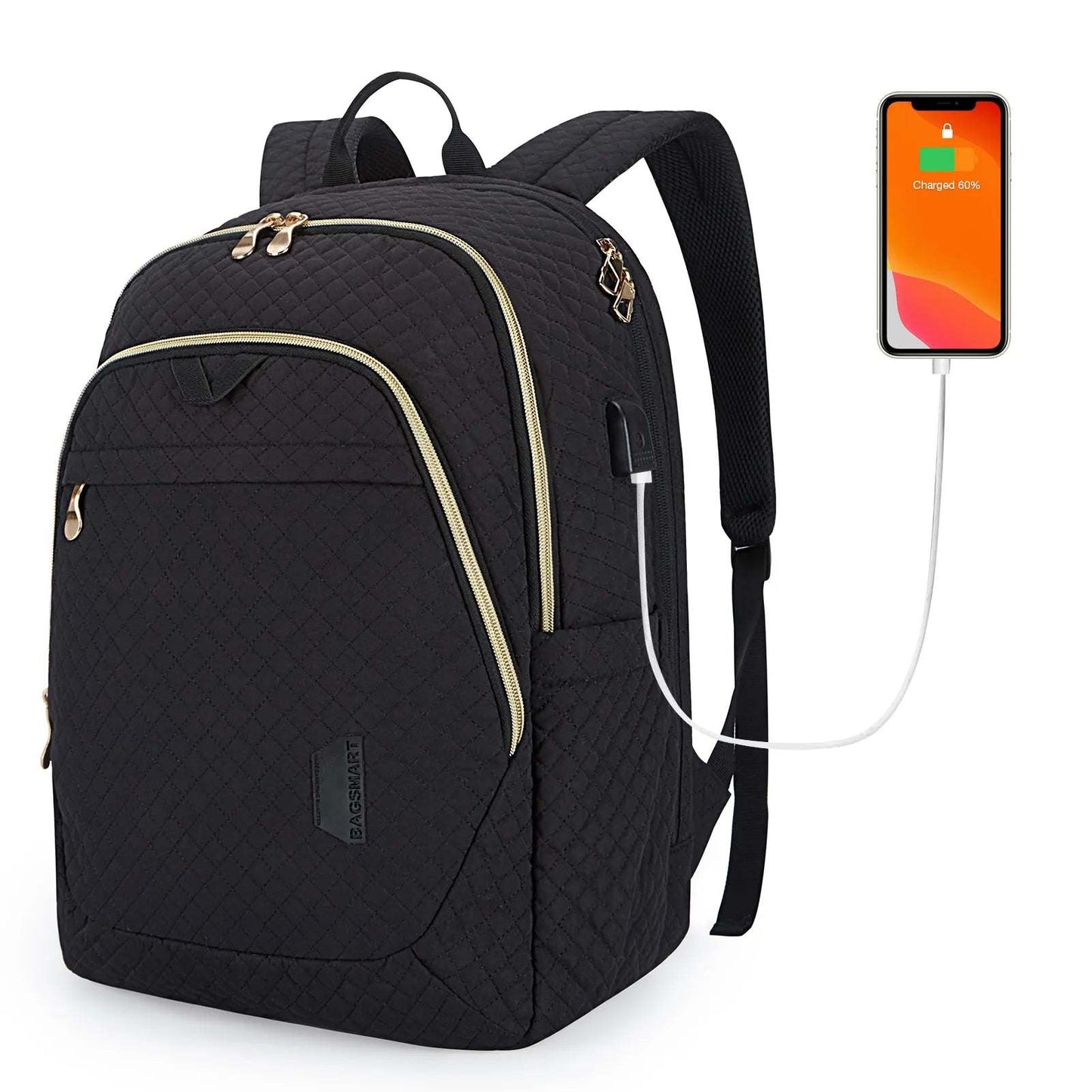 Shop All I Want 17.5 inches Backpack 1 / China SHOP ALL I WANT USB Charging Laptop Backpack for Men & Women⚡🎒💼🔋🔌