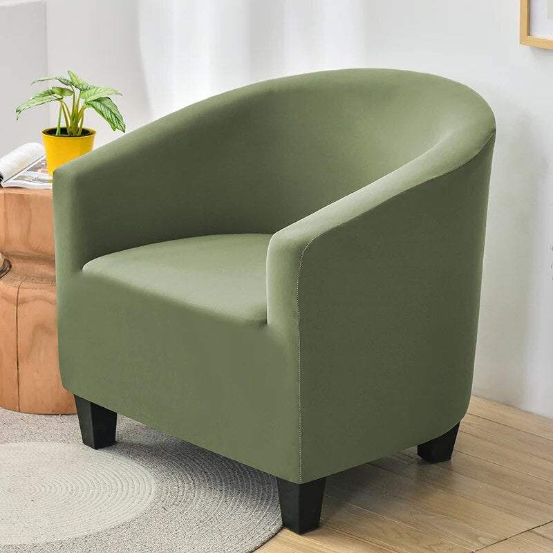 Solid Color Armchair Sofa Cover 🛋️🌟 - Shop All I Want