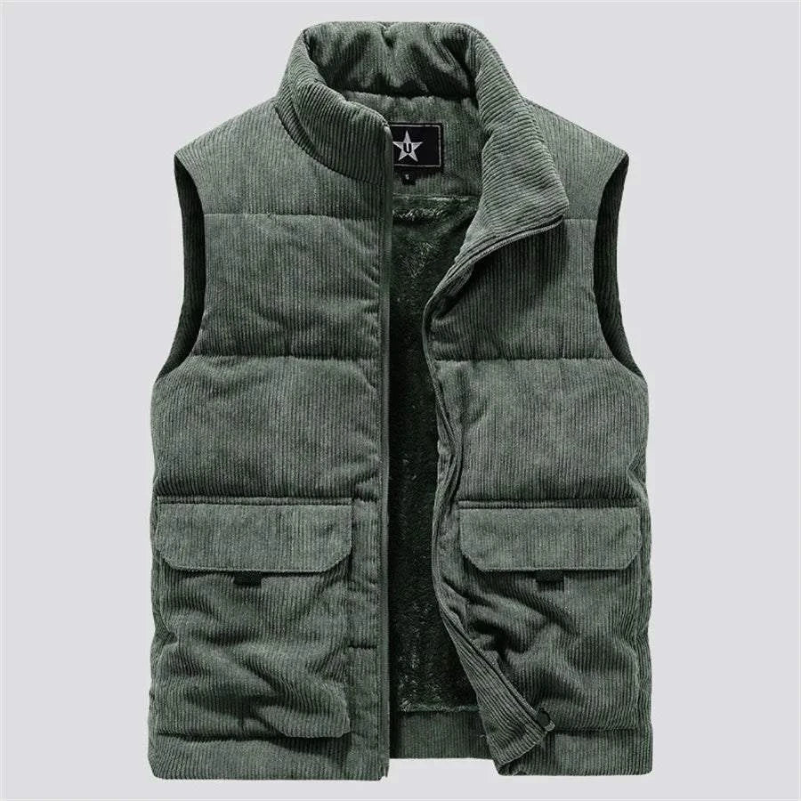 Shop All I Want army green / M (40-50kg) Shop All I Want Winter Wool Vest for Men