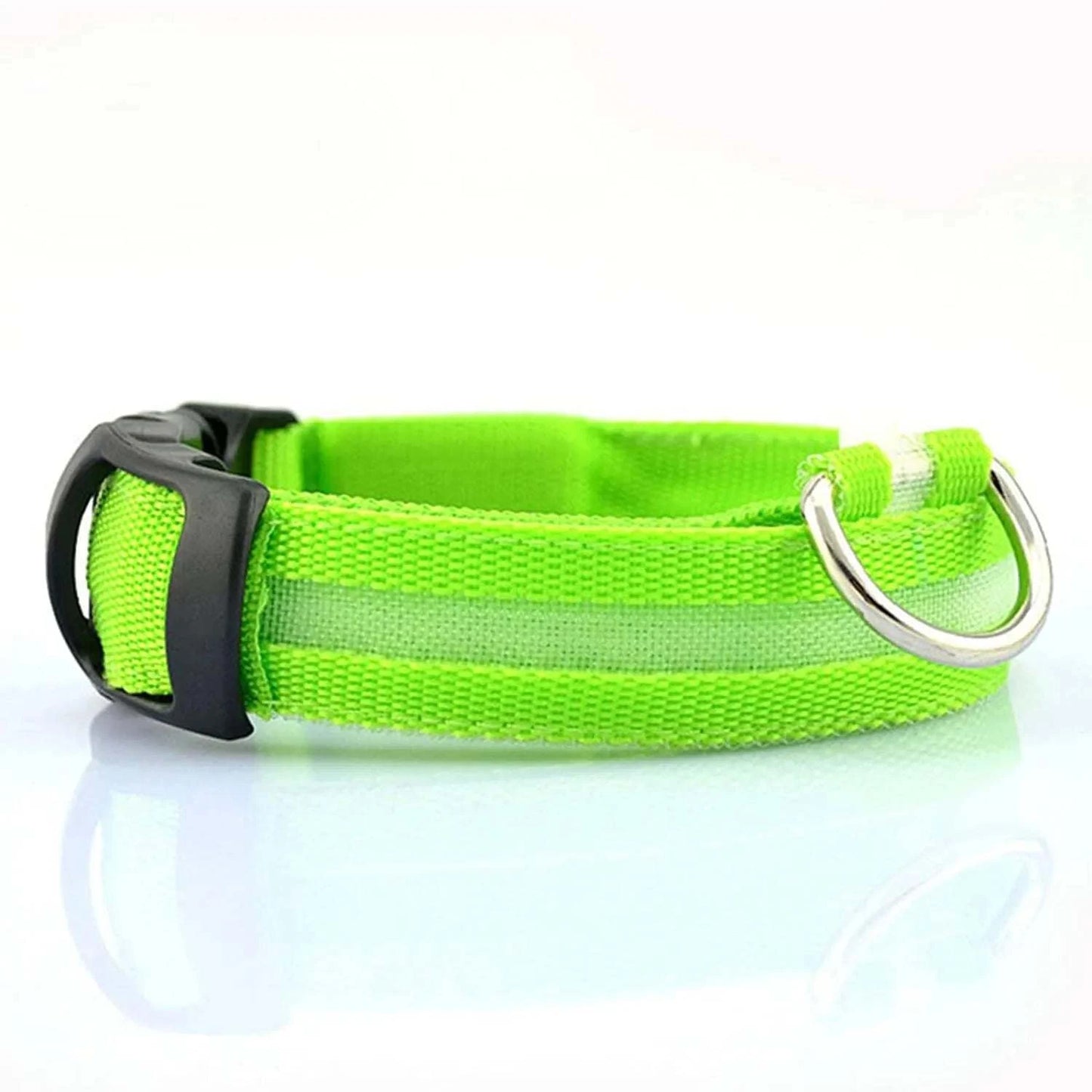 Shop All I Want Green battery / S neck 35-43cm SHOP ALL I WANT Rechargeable, Waterproof Glow in the Dark Collar ! 🐾💡