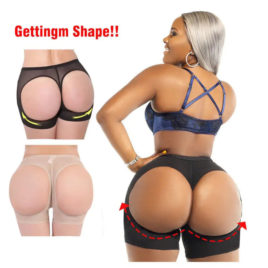 Butt Lifter Shaper – Tummy Control Panties, Open Buttock Instant Boyshorts for Body Sculpting & Hip Shaping 🍑✨