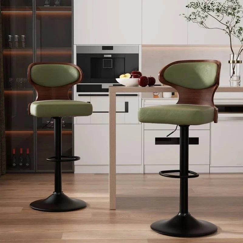 Bar Stools Set of 2, Adjustable Height 24.5-33.5IN, Bentwood Swivel wiAdd a touch of elegance and comfort to your home bar or kitchen with this stylish set of adjustable bar stools. Featuring a sleek bentwood design, each stool swivelsShop All I WantShop All I Want2, Adjustable Height 24