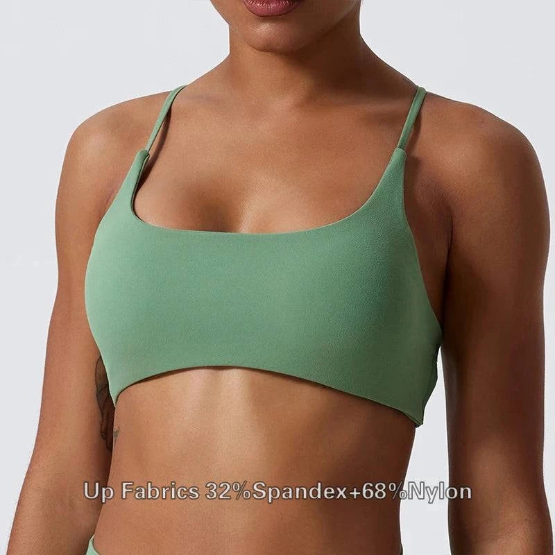 Shop All I Want Gray Green / S SHOP ALL I WANT Comfortable & Sexy Yoga Bra 🧘‍♀️💪 #FitnessStyle