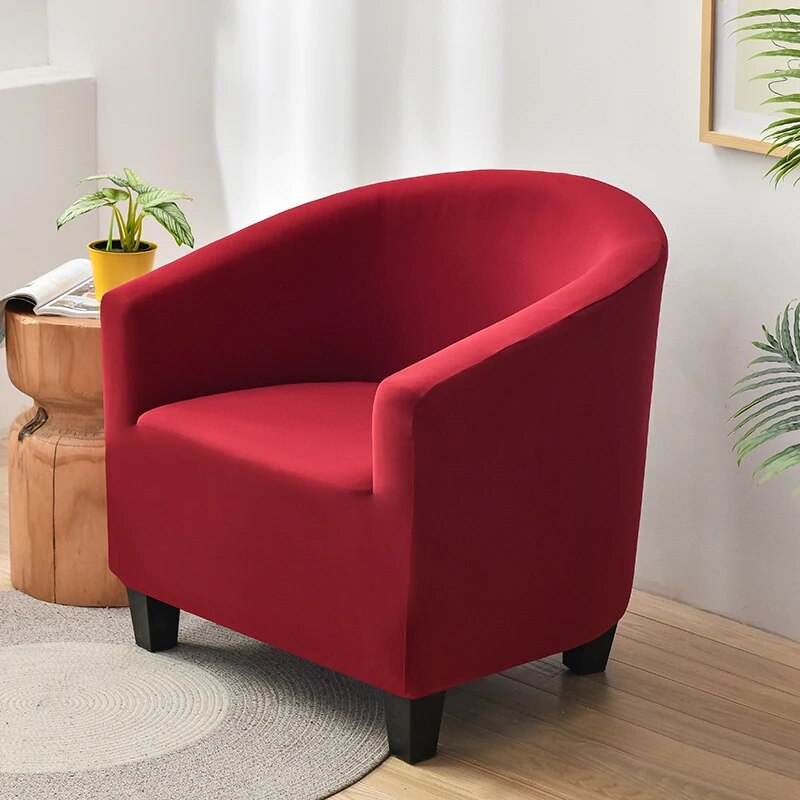 Solid Color Armchair Sofa Cover 🛋️🌟 - Shop All I Want