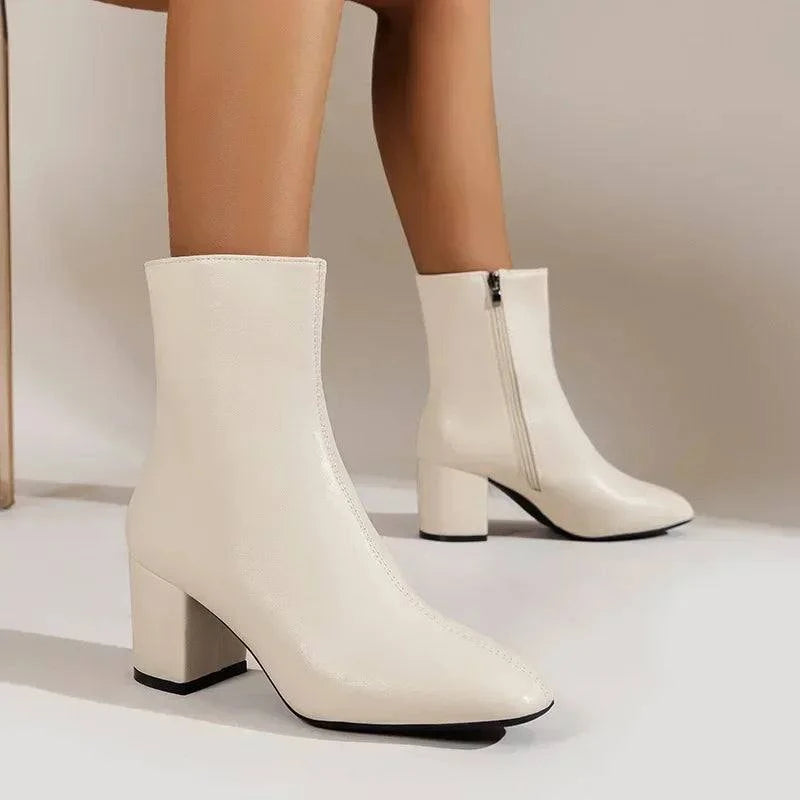 Shop All I Want SHOP ALL I WANT White Ankle Boots