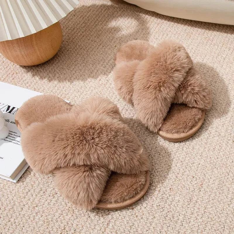 Soft Fuzzy Slippers Soft Plush Slippers - Shop All I Want