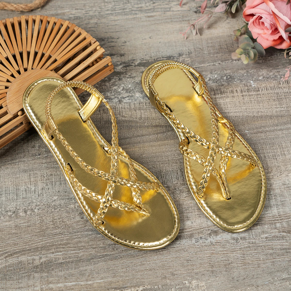 Shop All I Want Gold / 36 SHOP ALL I WANT Beach Sandals ☀️👡