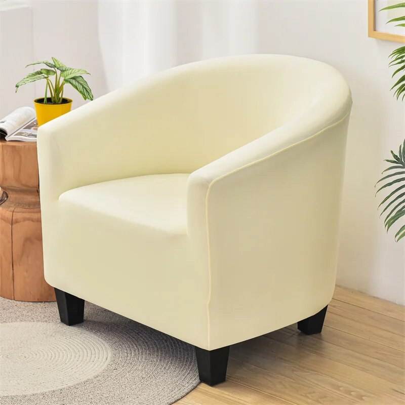 Solid Color Armchair Sofa Cover 🛋️🌟 - Shop All I Want