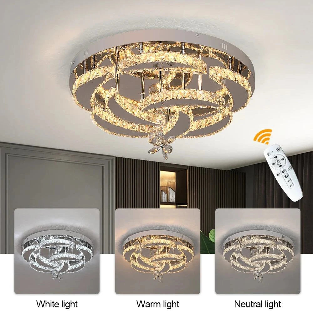 Chandelier Ceiling LampElevate your home decor with this stunning Modern Crystal LED Chandelier Ceiling Lamp. Crafted with crystal body material and a polished finish, this lamp is the perShop All I WantShop All I WantChandelier Ceiling Lamp