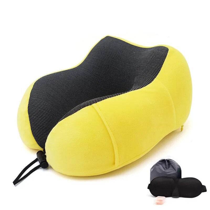 Shop All I Want Yellow Set SHOP ALL I WANT Pillow Memory Foam Neck Pillow