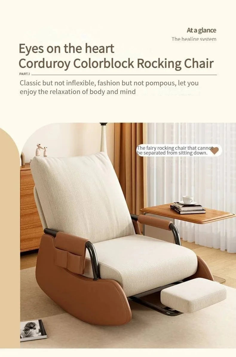 Comfy Folding Rocking Chair with Footrest - Adjustable Lounge ReclinerRelax in style with this Comfy Folding Rocking Chair with Footrest, perfect for your balcony or any outdoor space. This adjustable lounge recliner offers the perfectShop All I WantShop All I WantComfy Folding Rocking Chair