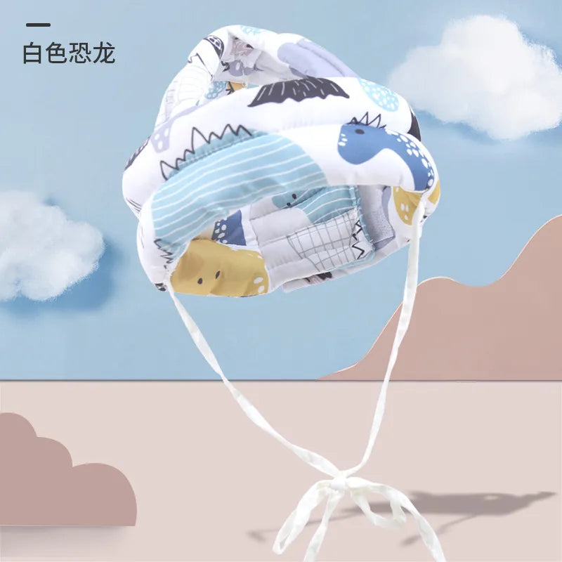 Shop All I Want White Dinosaur SHOP ALL I WANT Baby Safety Helmet: Protecting Little Heads! 🧢👶🛡️