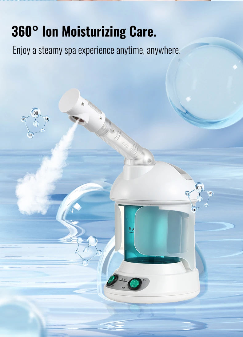 KSKIN Portable Facial Steamer – Custom Hot Sale Ionic Face Mist Spray for Professional Skincare 🌟💧