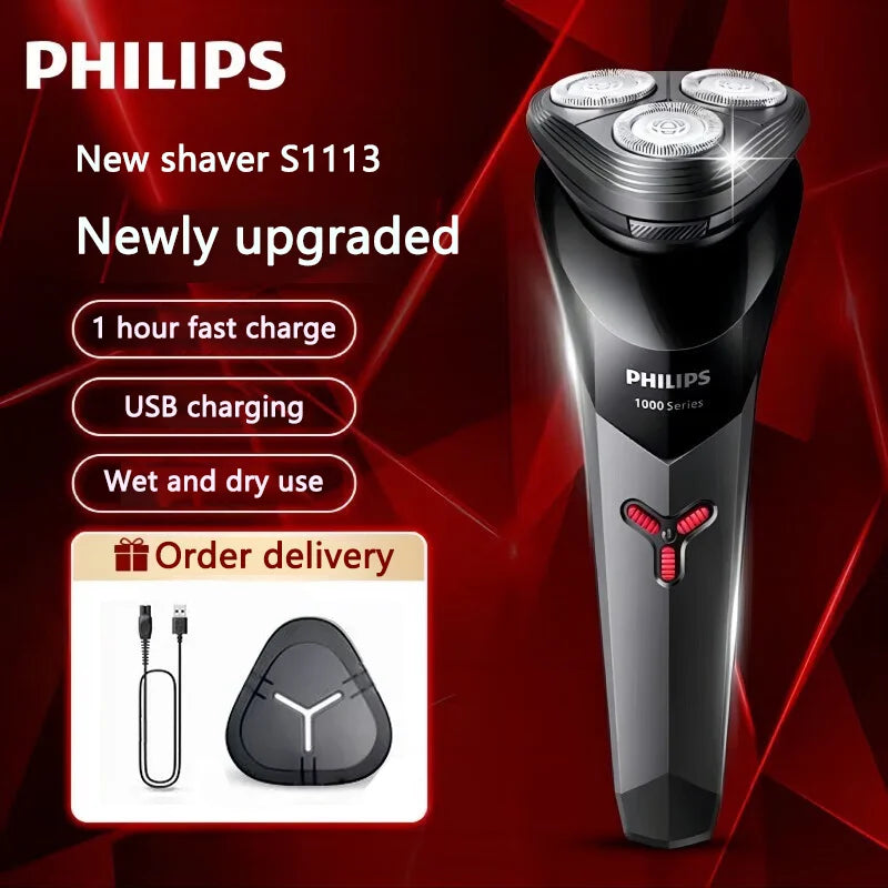 Electric Shaver – Best-Selling USB Interface Razor, Portable Full-Body Water-Washed Shaver for Men 🔌🚿