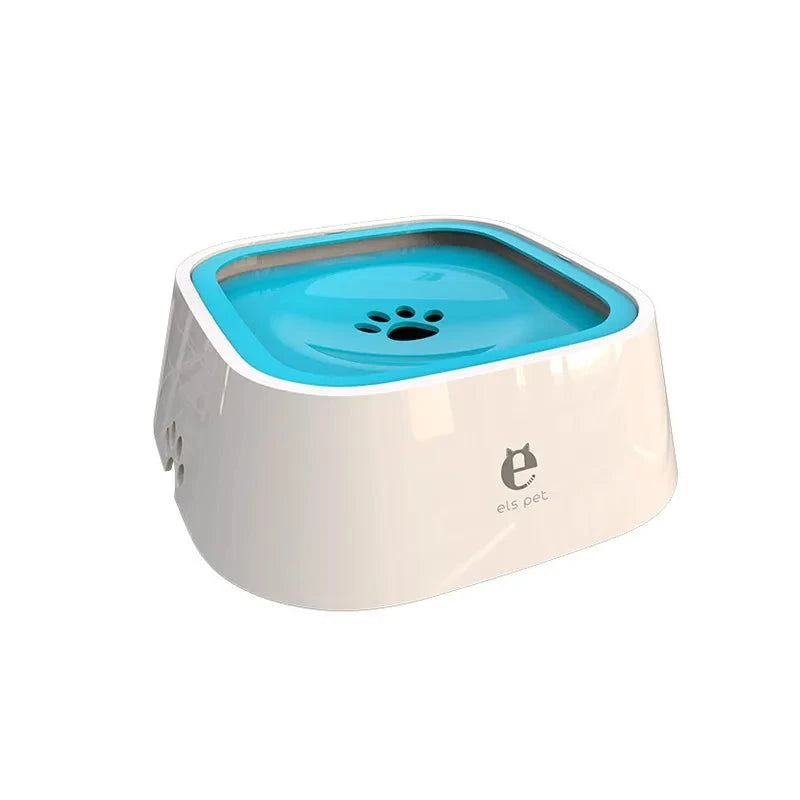 Shop All I Want A-Blue SHOP ALL I WANT Spill-Proof Pet Water Bowl